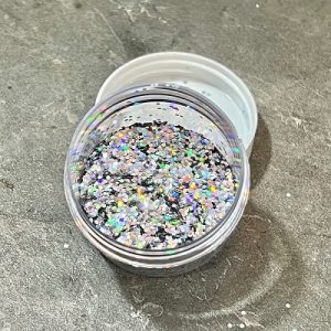 اکلیل درشت نقره ای هفت رنگ
