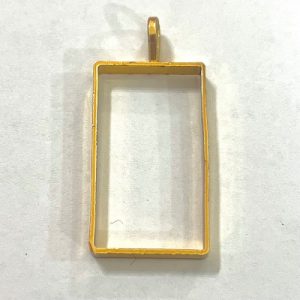 فریم مستطیل 4*2سانت طلایی